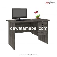 Meja Kantor Ukuran 120  - Garvani CALISTA PLUS LD 1200 / Dark Kraftwood